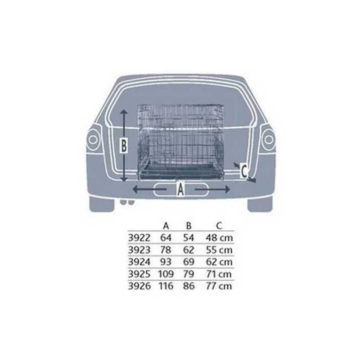 Cage de transport pliante en metal