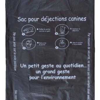 Lot de 500 sacs gants pour dejections canines compatibles Rossignol & IPC Environnement 