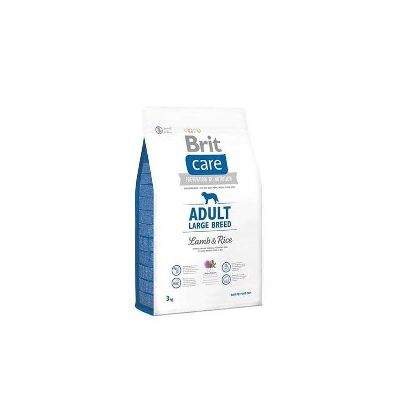 Brit Care Croquettes Agneau & Riz - Chiens adultes Grande taille 3kg 