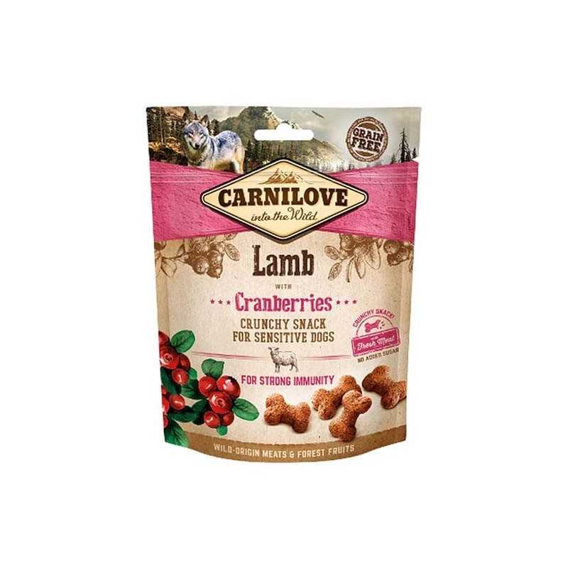 Carnilove Friandise pour chiens sensibles a l'agneau et aux cranberries 