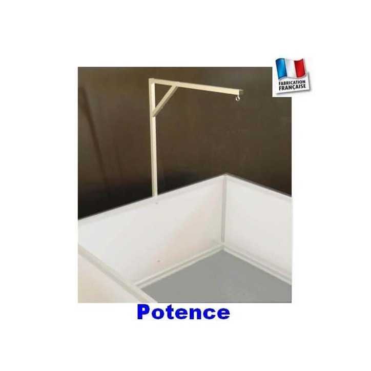 Potence a lampe chauffante