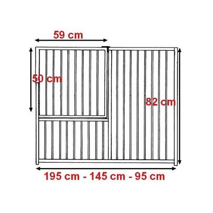 Enclos pour chiots et petites races 82 cm