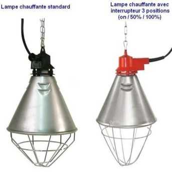 Lampe chauffante