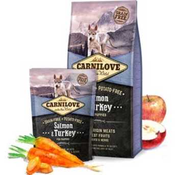 Carnilove Puppy saumon et dinde croquettes pour chiot