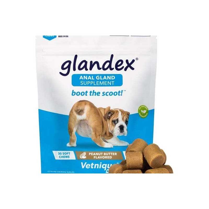 Glandex supplement de fibres probiotiques pour Chiens 