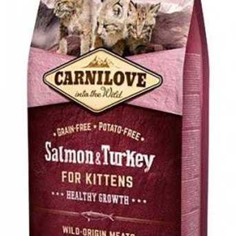 Carnilove Saumon et Dinde croquettes pour chatons