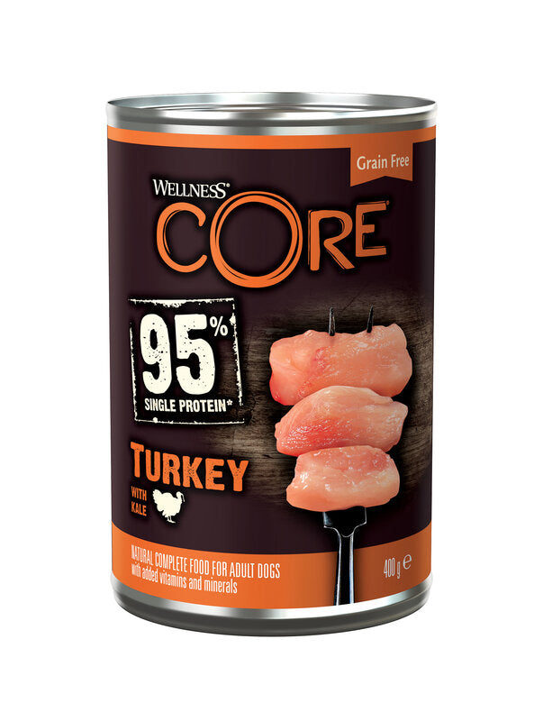Wellness CORE - Chien - CORE 95 - Chiot - Poulet/Dinde - 6 x 400g