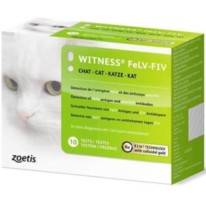 TEST WITNESS FELV/FIV 10 TESTS