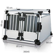 Double box de transport pour chiens