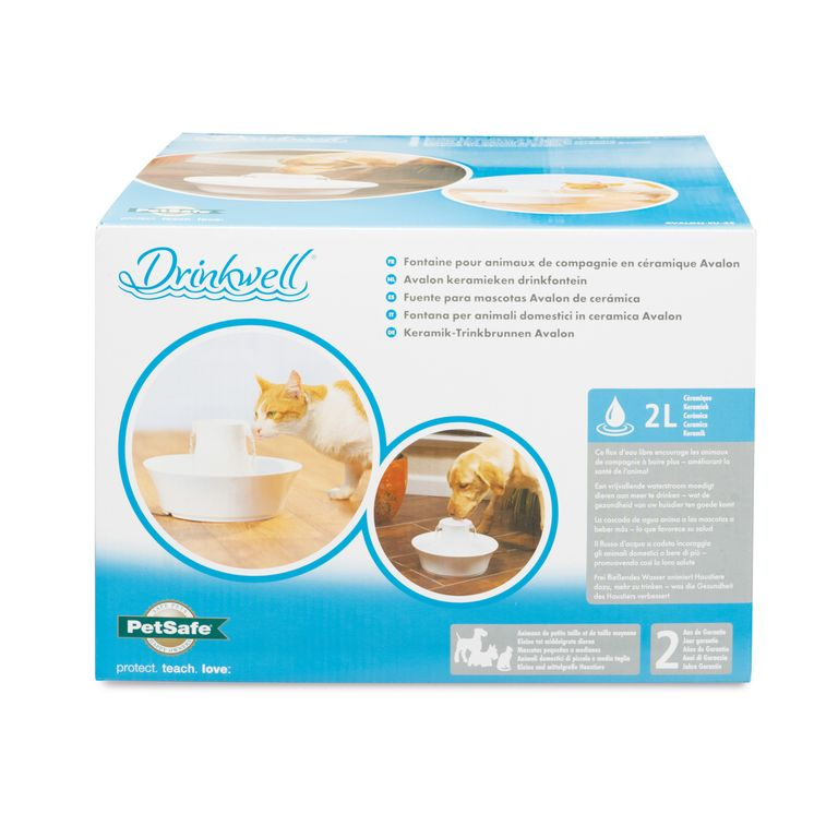 Cynnoteck Fontaine a eau Drinkwell ceramique avalon
