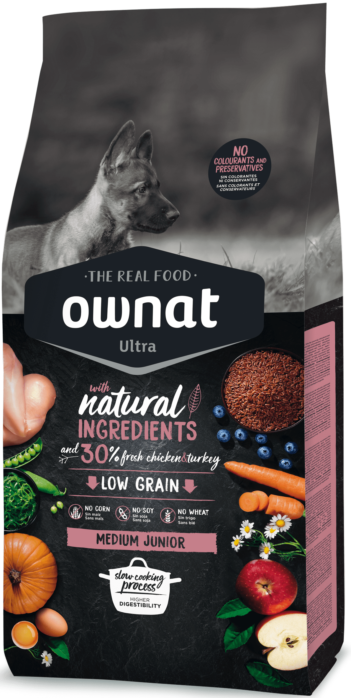 Ownat Ultra medium junior croquettes pour chien