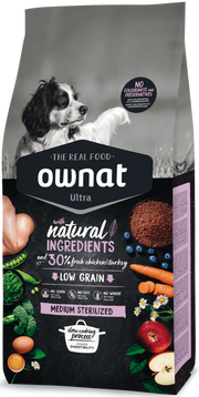 Ownat Ultra Medium sterilised croquettes pour chien