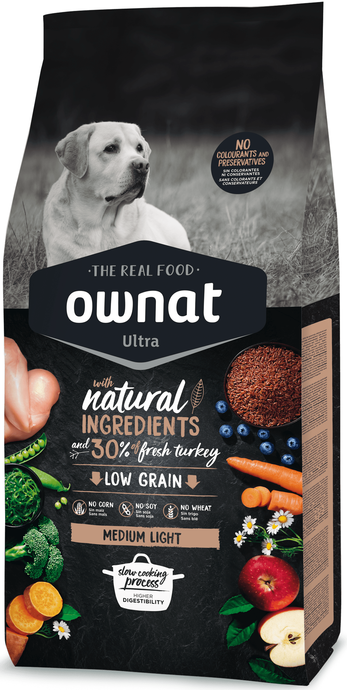 Ownat Ultra Medium Light croquettes pour chien