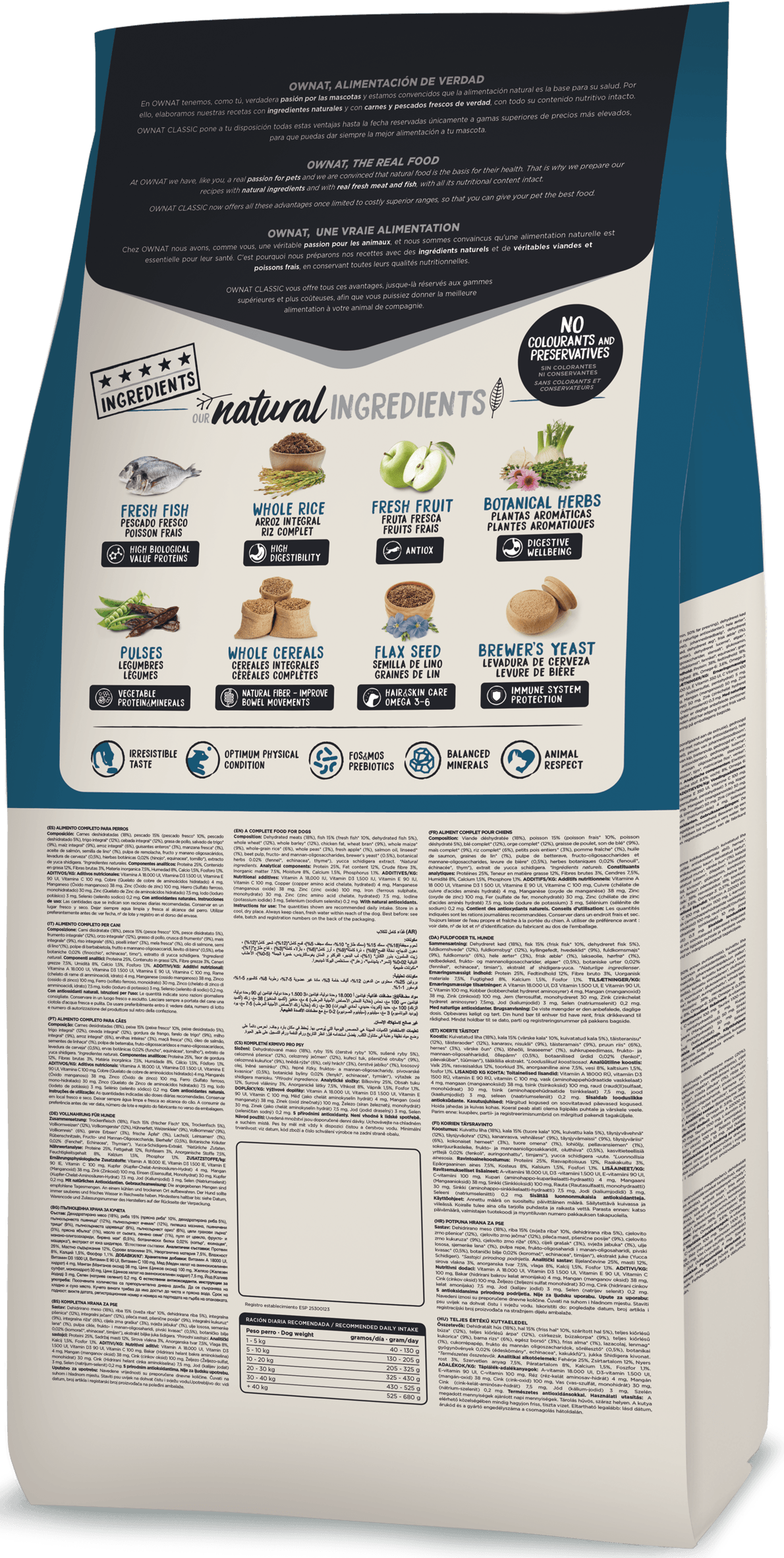 Ownat Classic fish croquettes pour chien