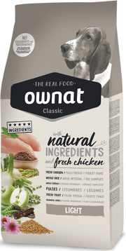 Ownat Classic light croquettes pour chien