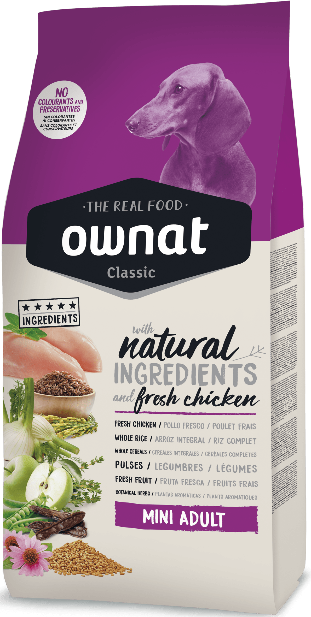 Ownat Classic mini adult croquettes pour chien