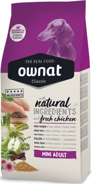 Ownat Classic mini adult croquettes pour chien