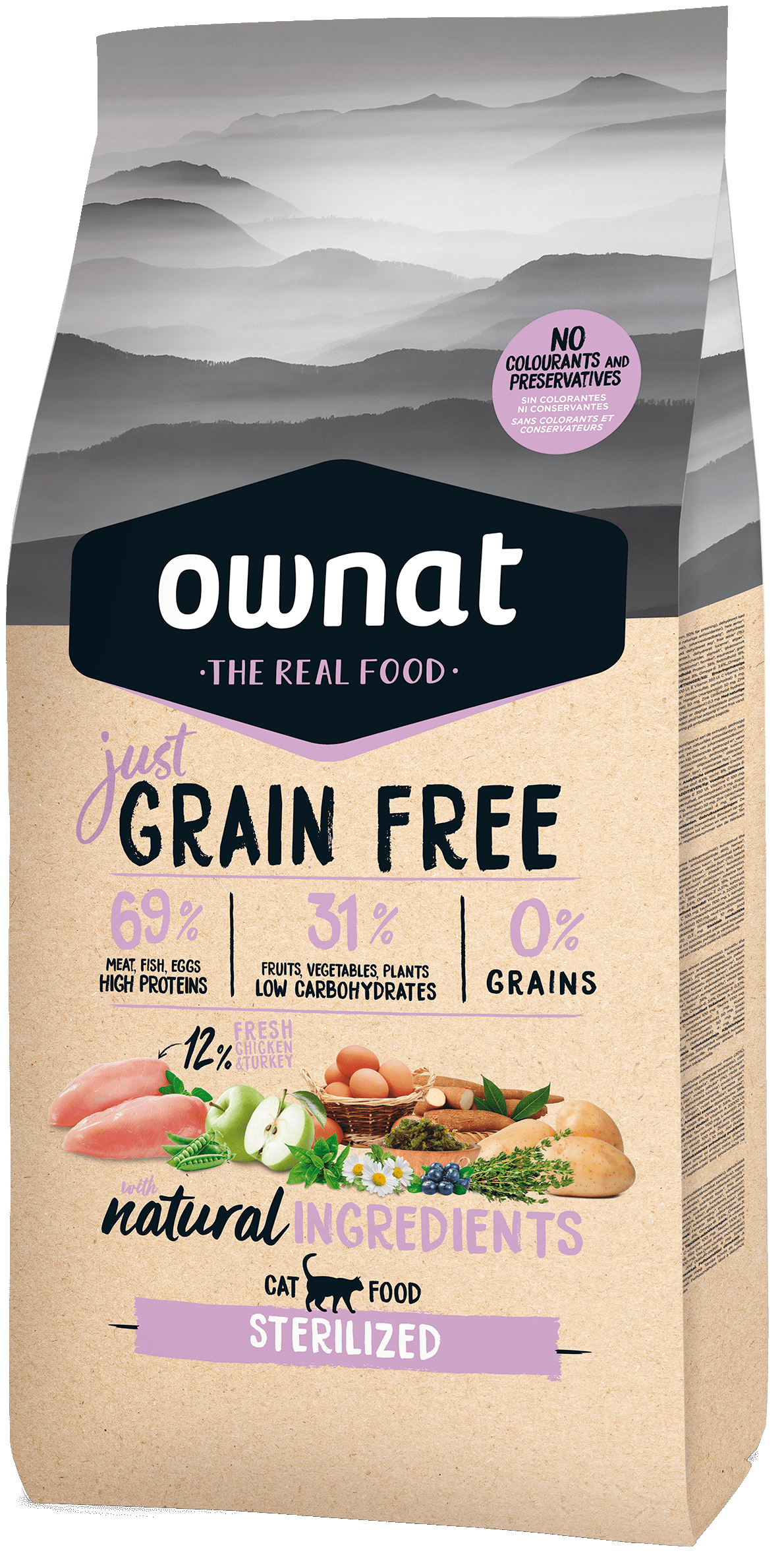 Ownat Just sterilized croquettes pour chat sterilise