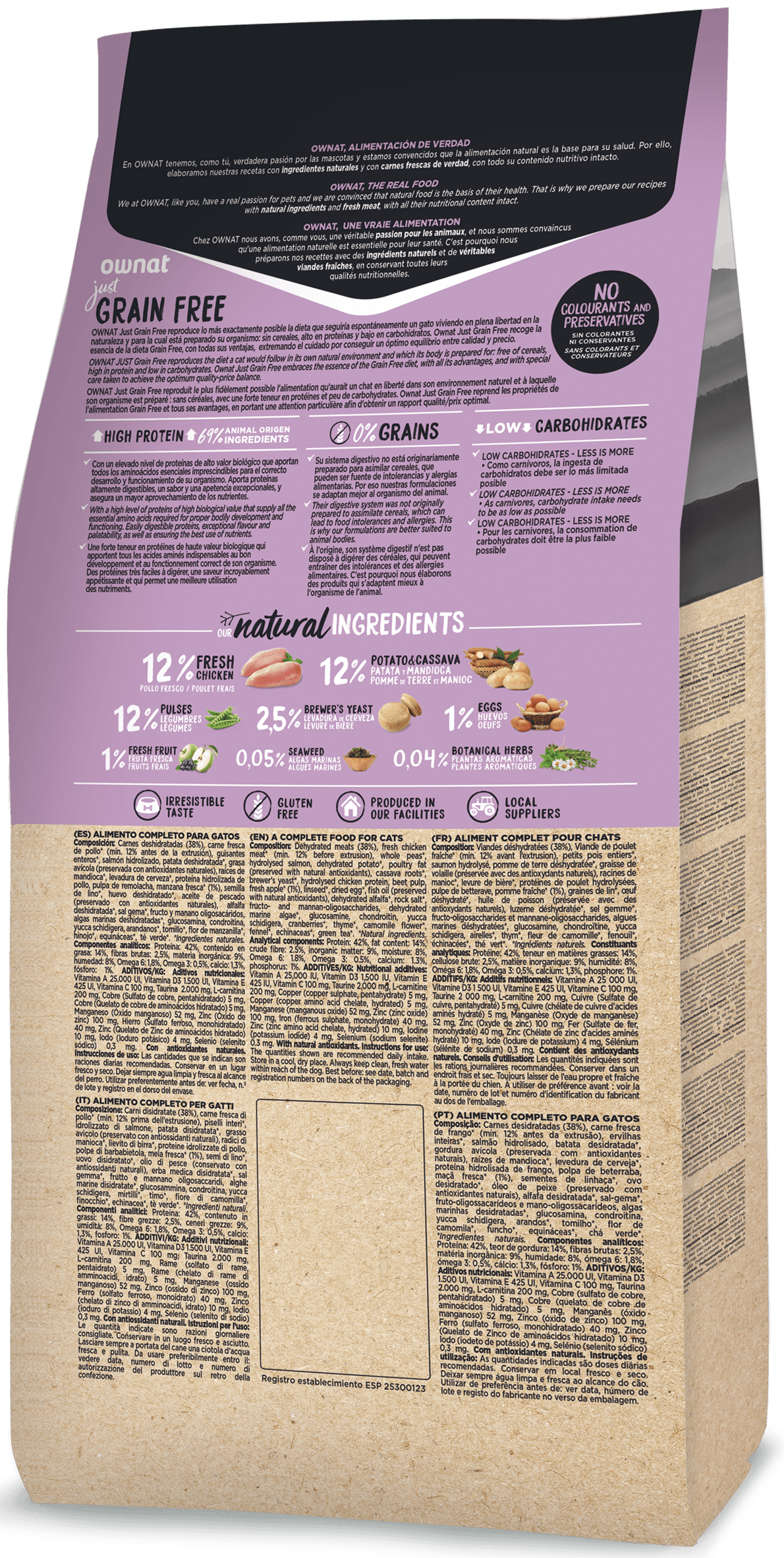 Ownat Just sterilized croquettes pour chat sterilise