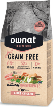 Ownat Just adult chicken croquettes pour chat
