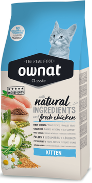 Ownat Classic kitten croquettes pour chaton