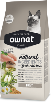 Ownat Classic light croquettes pour chat