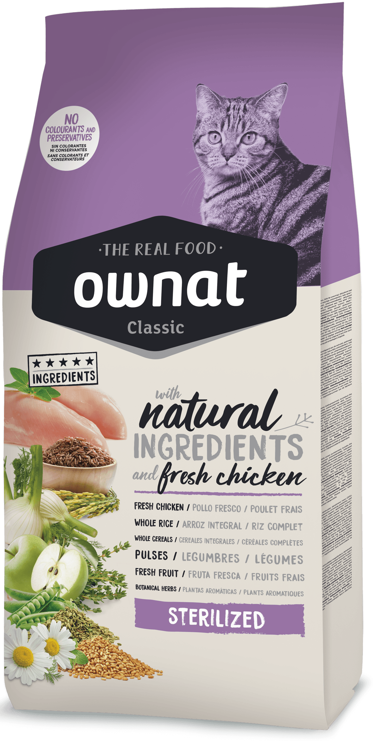 Ownat Classic sterilized croquettes pour chat sterilise