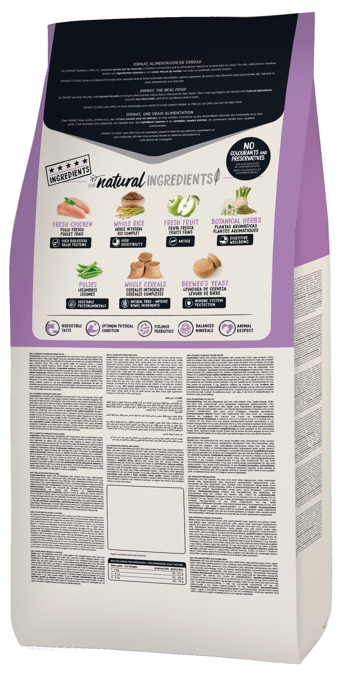 Ownat Classic sterilized croquettes pour chat sterilise
