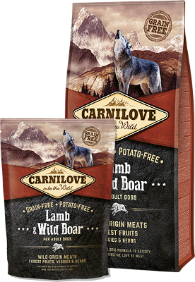 Carnilove Agneau et Sanglier croquettes pour chien
