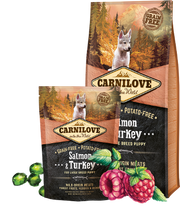 Carnilove Puppy Large Breed saumon et dinde croquettes pour chiot de grande taille