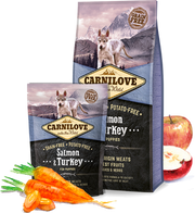 Carnilove Puppy saumon et dinde croquettes pour chiot