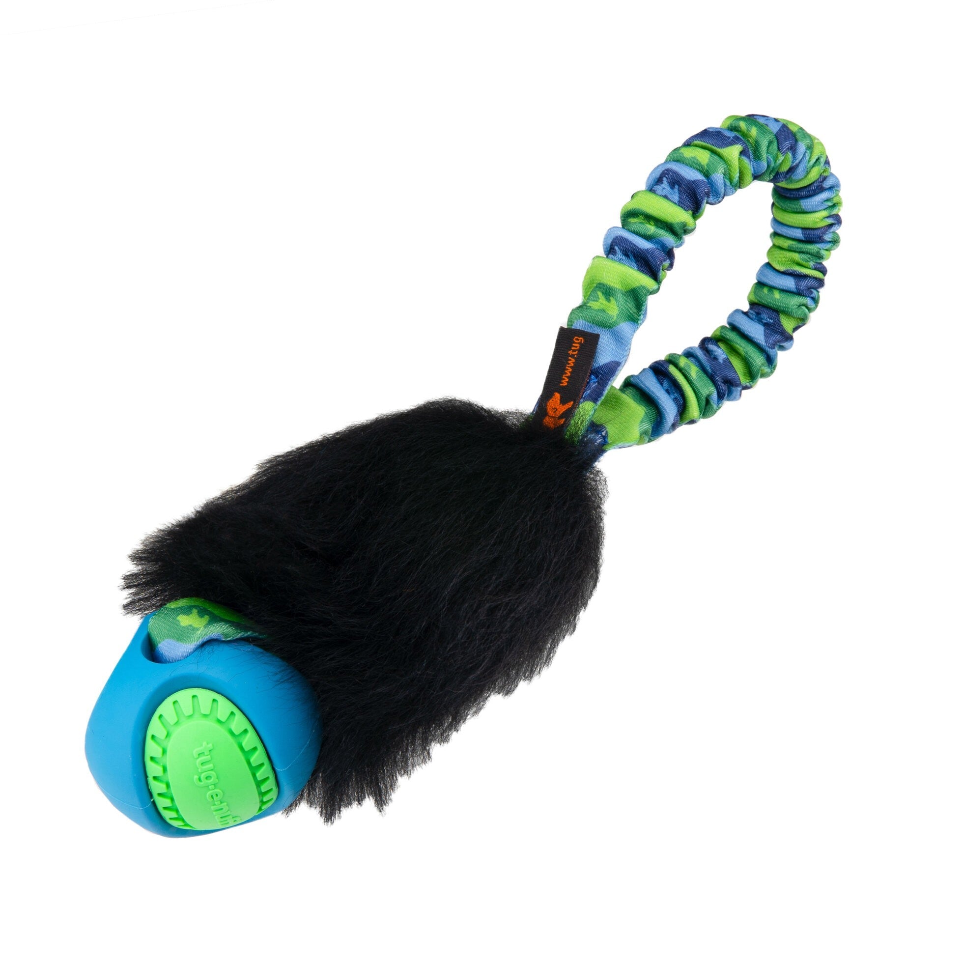 TUG E NUFF Jouet Pocket Bungee en fourrure de mouton avec balle