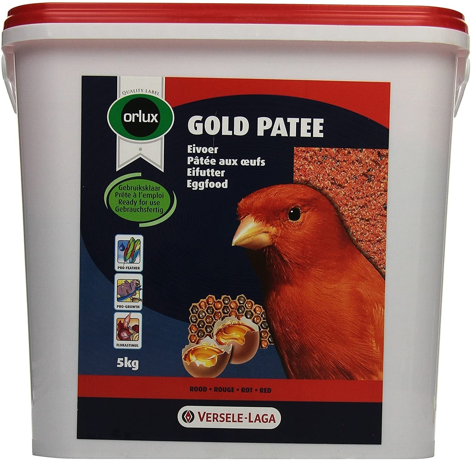Pâtée aux oeufs pour Canaris Rouges