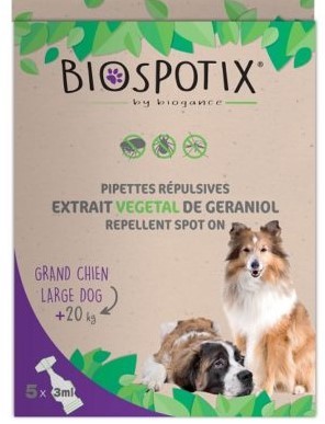 Biospotix by Biogance pipettes grands chiens