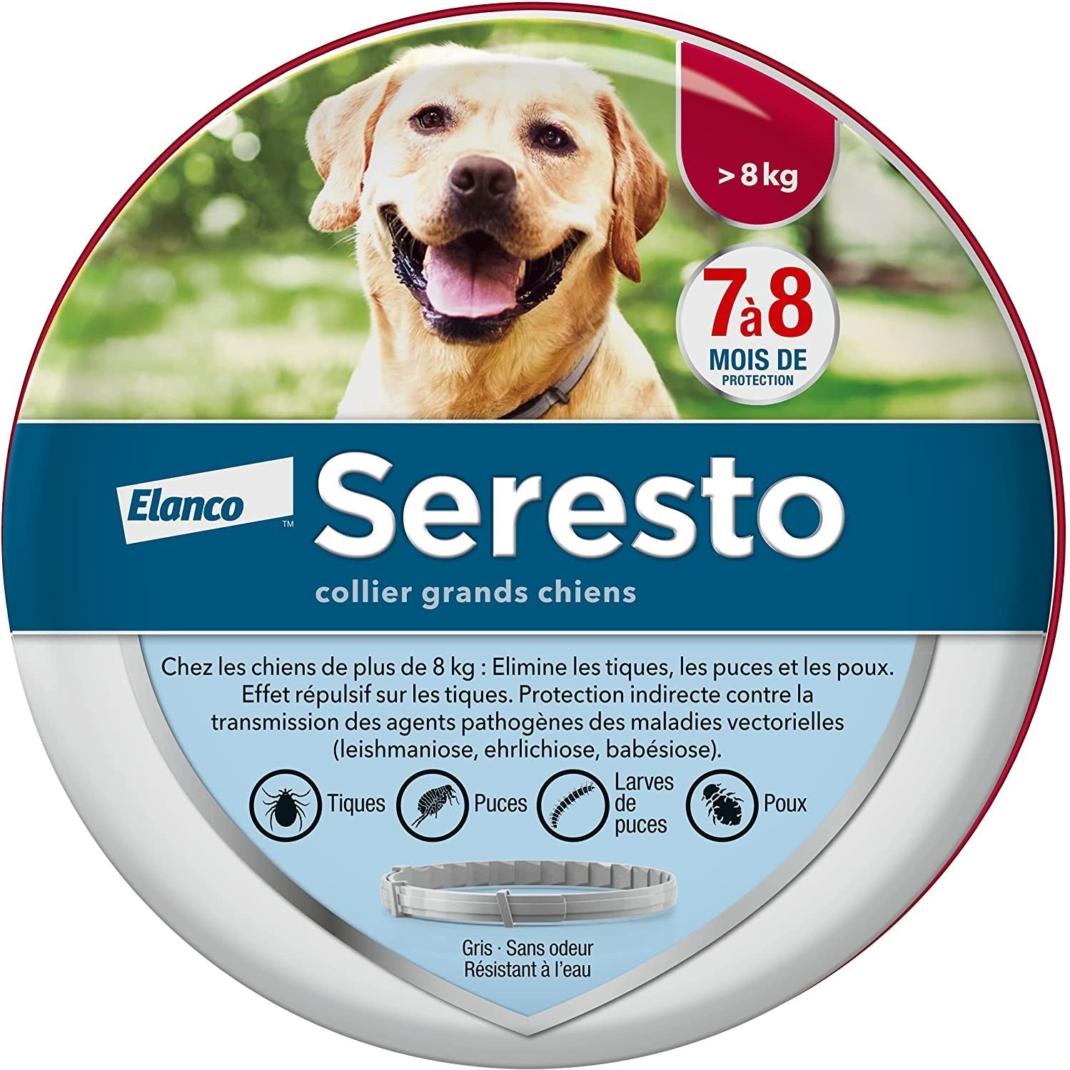 Seresto Collier antiparasitaire pour chien