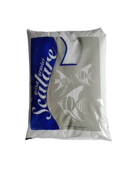Sable de rivière Blanc pour aquarium Scalare 4kg
