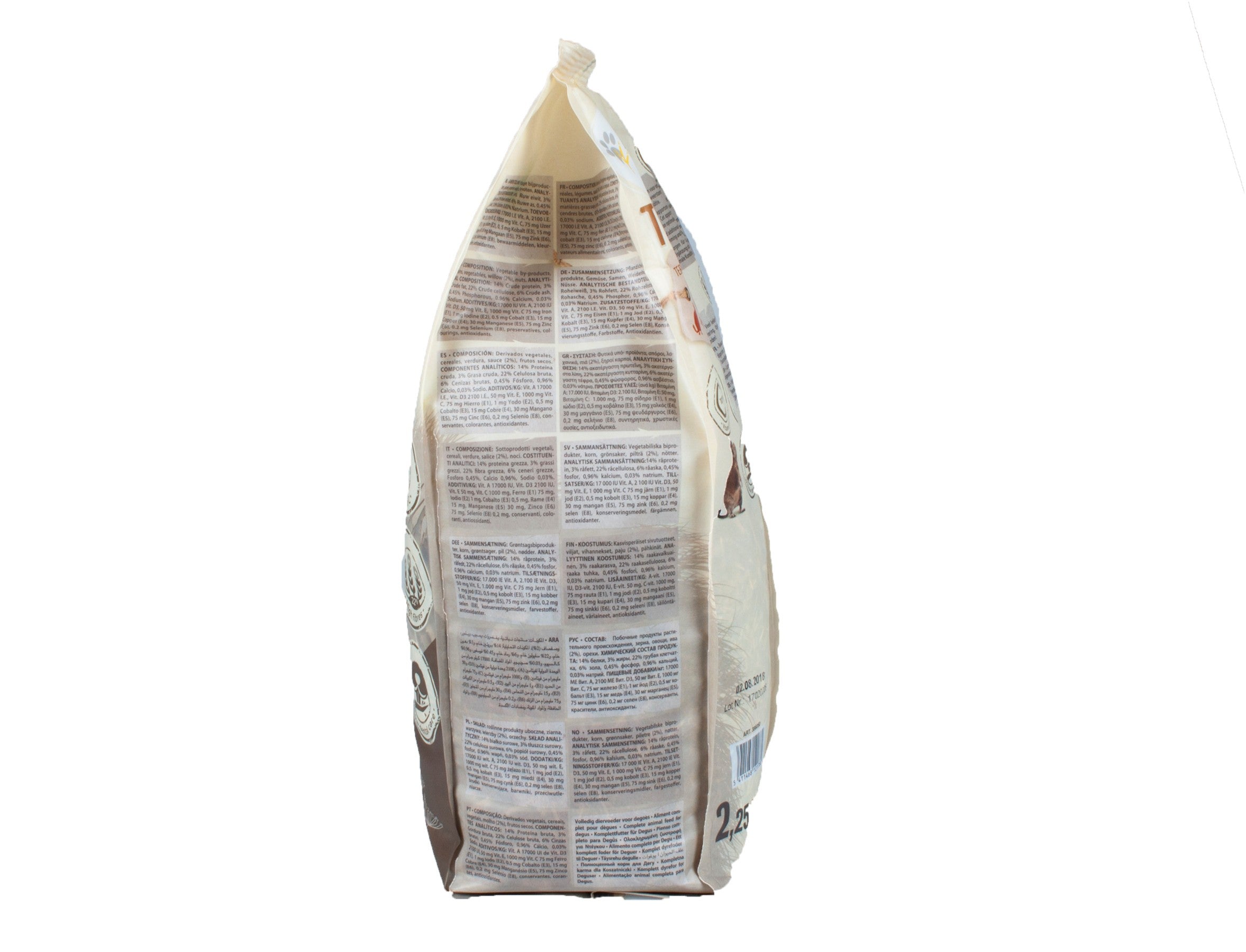 Alimentation Dègue Terra 2,25Kg