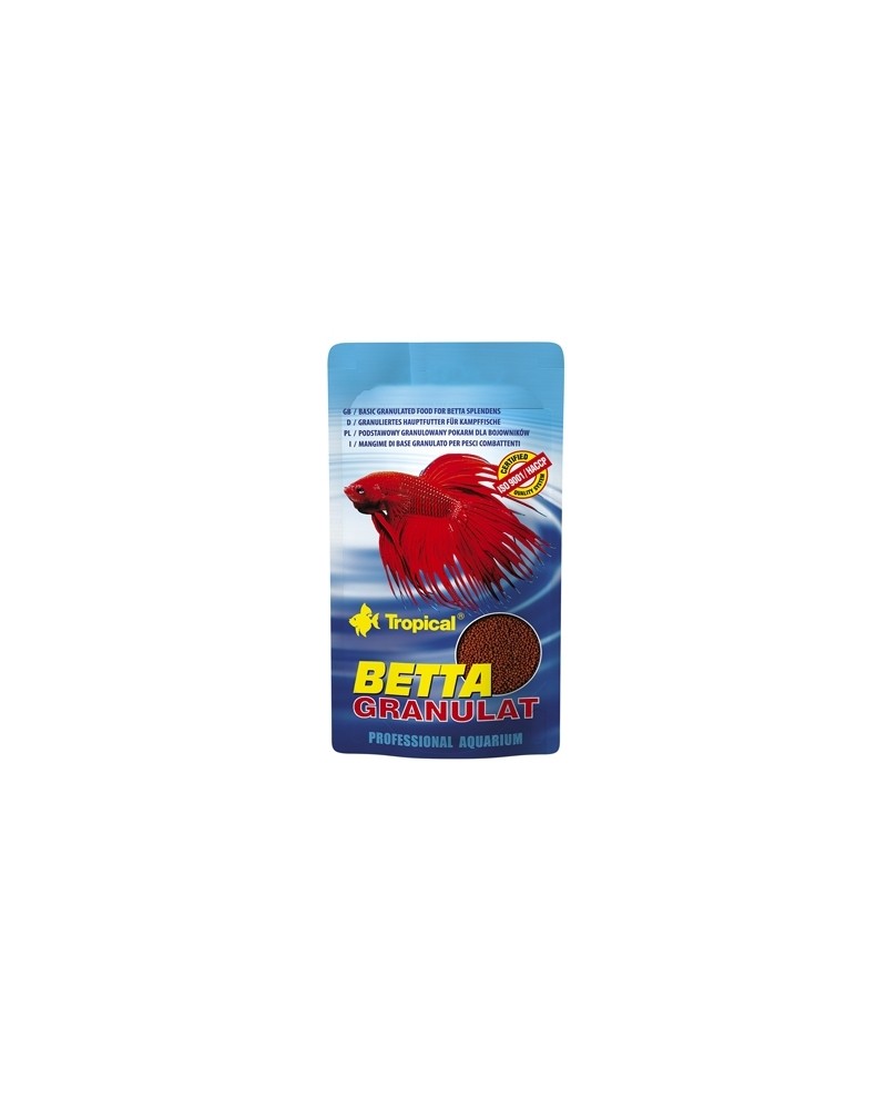 Nourriture pour poissons combattants Betta Granulat 10g