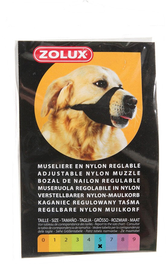 Museliere en nylon pour chien Zolux