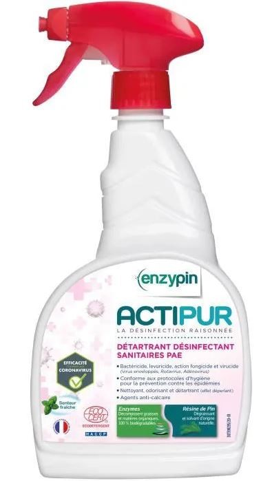 Enzypin Actipur - Détartrant désinfectant sanitaire prêt à l'emploi