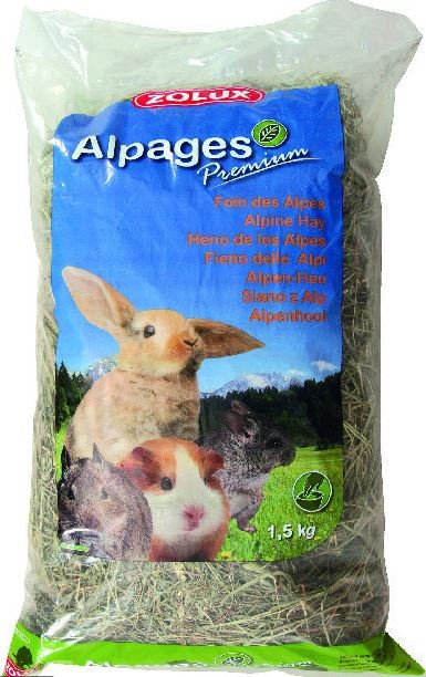 Zolux Alpages Premium foin des Alpes pour rongeur 1,5kg