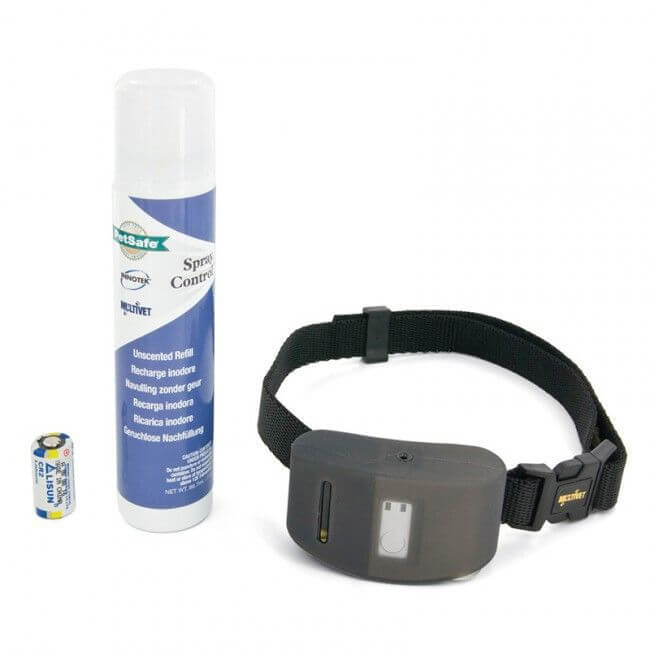 Cynnoteck Collier réglable anti aboiement par spray pour chiens