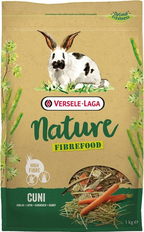 VERSELE LAGA Nature Nourriture pour lapins riche en fibres 1kg