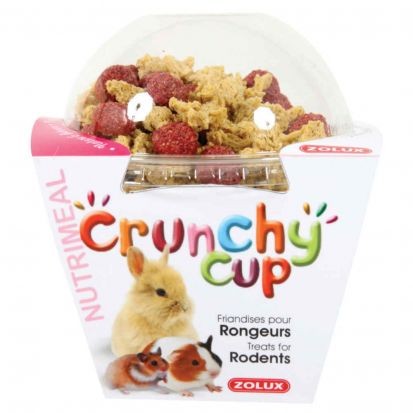 Zolux Crunchy Cup Friandises goût nature et betterave pour rongeurs