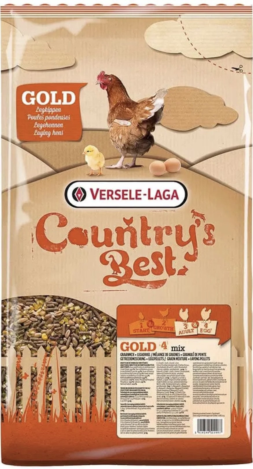 VERSELE LAGA Country's best - Mélange de céréales pour poules pondeuses