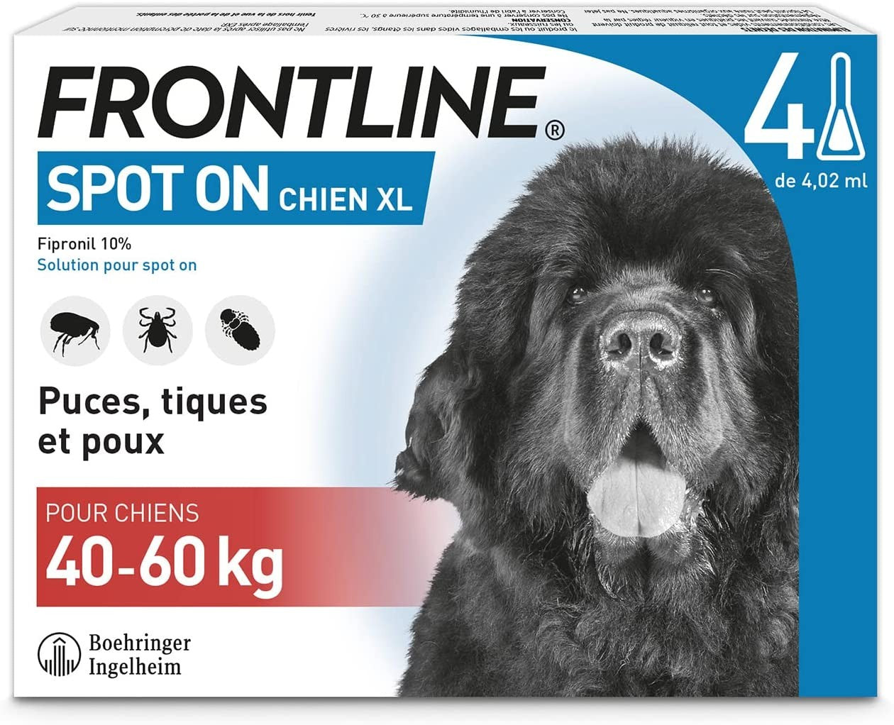 Frontline SpotOn Pipettes antiparasitaires pour chiens
