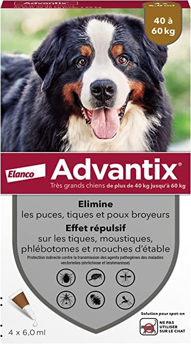 Advantix pipettes anti-puces et anti-tiques