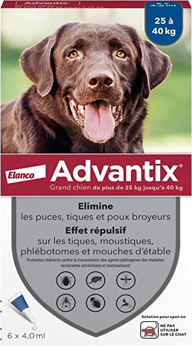Advantix pipettes anti-puces et anti-tiques