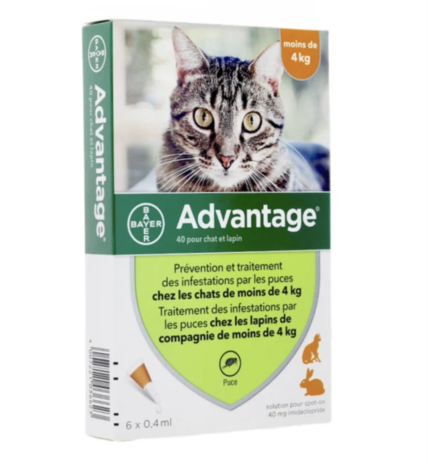 Advantage - Pipettes antiparasitaires pour chat