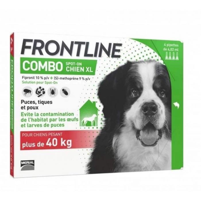 Frontline Combo - Pipettes 2en1 antiparasitaires pour chiens